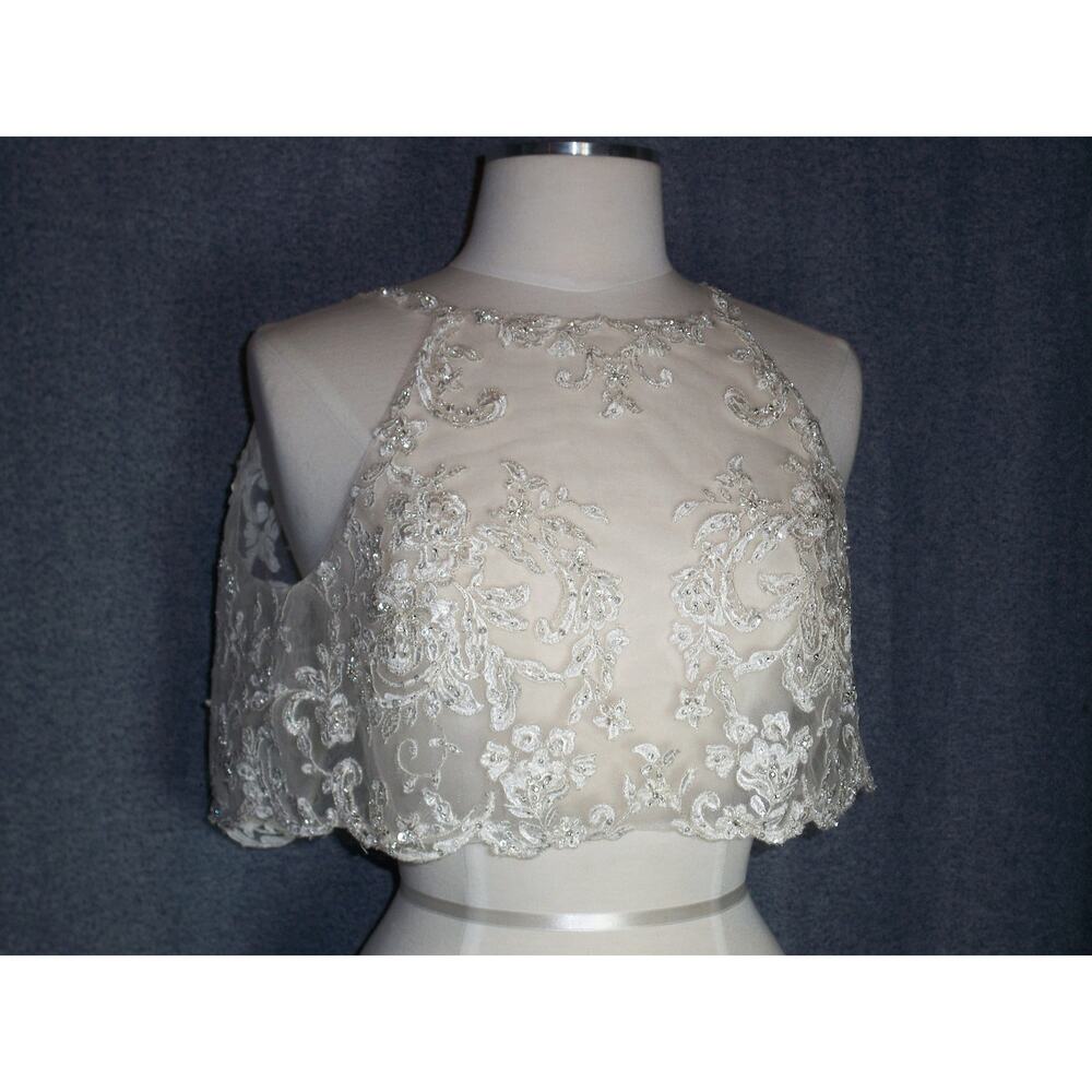 Wedding Bridal Beaded Lace Lace Cover Up Wedding  Cover up Bolero
